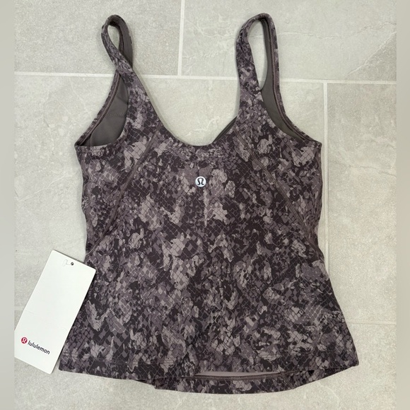 Lululemon Align Tank Top Waist Length Hideaway Camo Lunar Rock Nulu Multi Size 2 - Picture 6 of 13